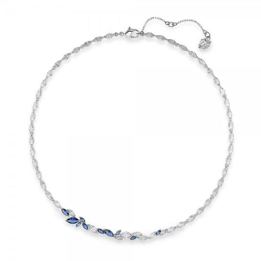Louison Blue and White Crystal Necklace