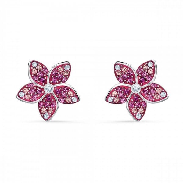 Tropical PE Flower Earrings