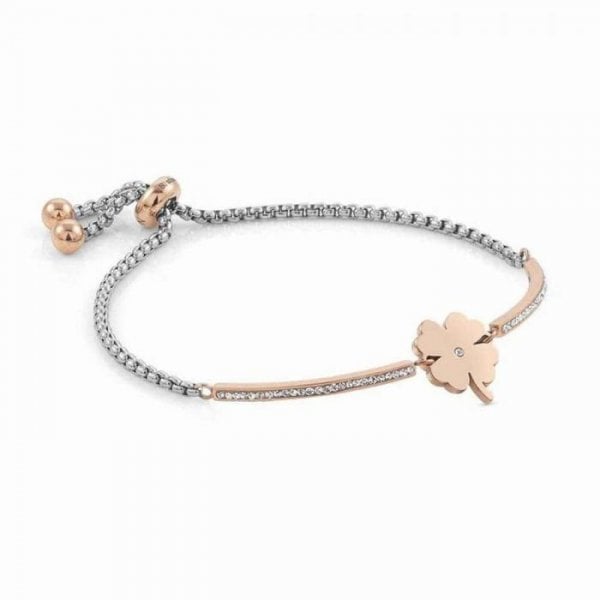 MILLELUCI bracelet rich rose gold four-leaf clover