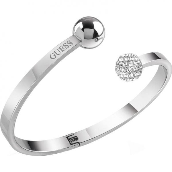 Guess Silver Open Bracelet