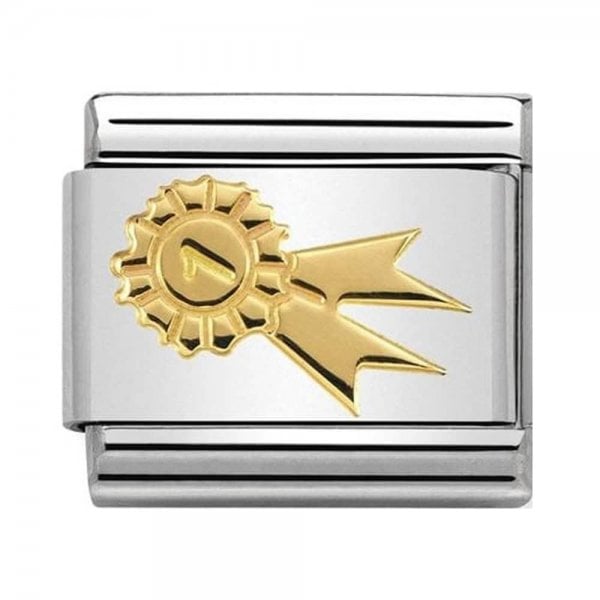 Classic Gold Rosette Charm