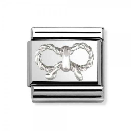 Silvershine Bow Charm