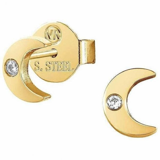 Stardust Moon Gold Earrings