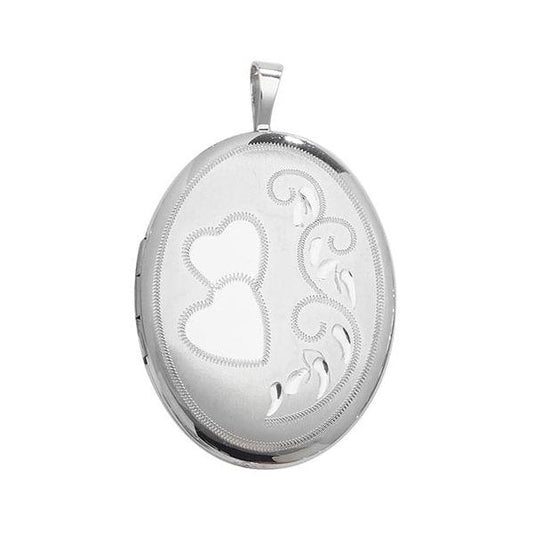 Silver Oval Locket