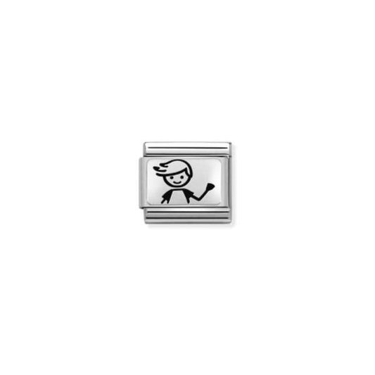 Silvershine Boy Charm