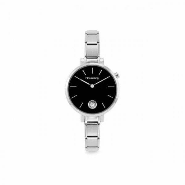 Ladies Round Paris Quartz Watch Black
