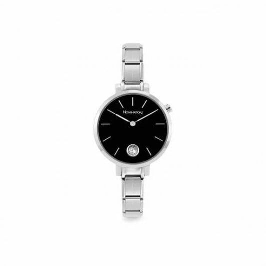 Ladies Round Paris Quartz Watch Black