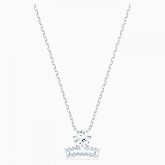 Zodiac II Pendant, Libra, White, Mixed metal