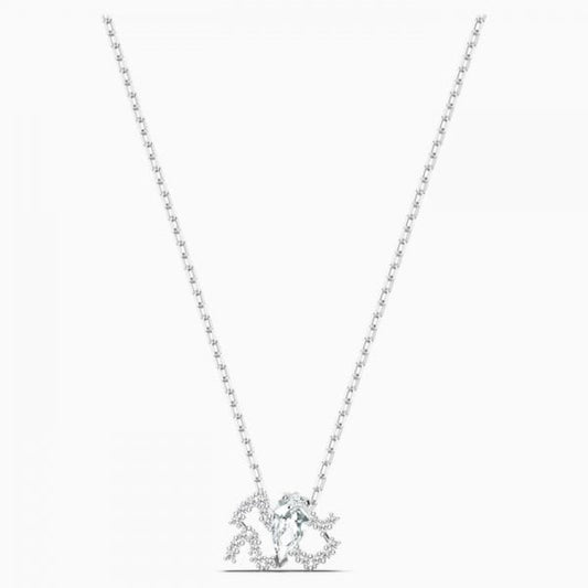 Zodiac II Pendant, Aquarius, White, Mixed
