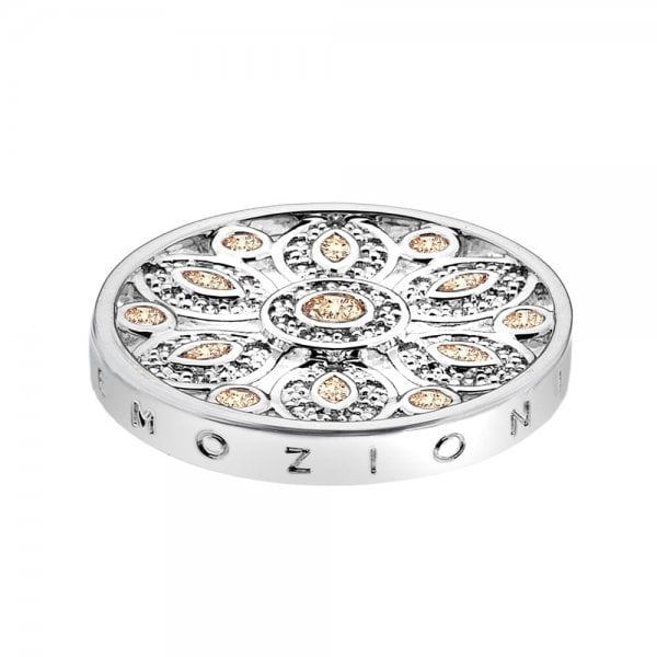 EMOZIONI BY HOT DIAMONDS Champagne Girasole 25mm Coin