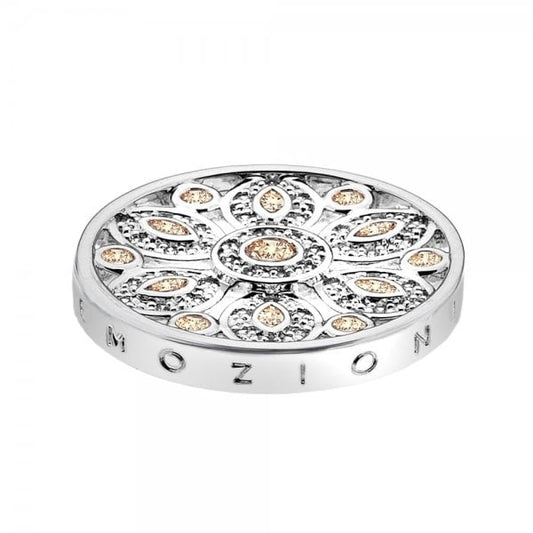 EMOZIONI BY HOT DIAMONDS Champagne Girasole 25mm Coin