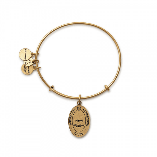 Gold Mom Charm Bangle