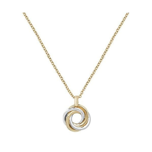 9ct Yellow/White Gold 16+1" Ladies Necklet