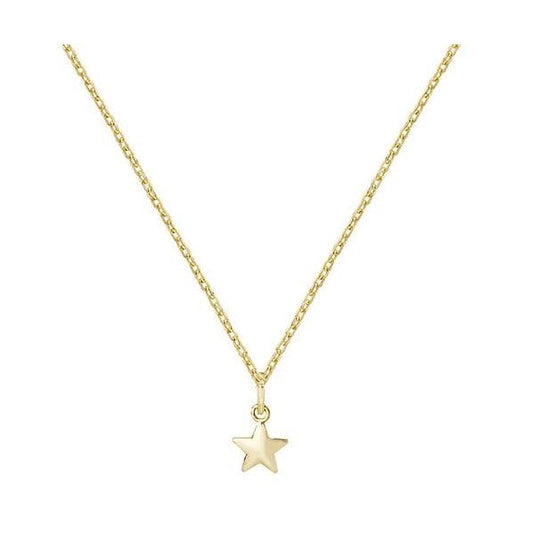 9ct YG Pendant 16 + 2"