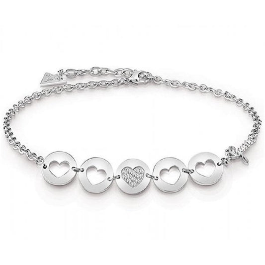 Guess Ladies Jamila Silver Necklace