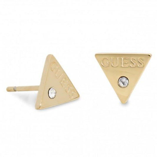 Women's Gold Tone Miniature Triangle Stud Earrings