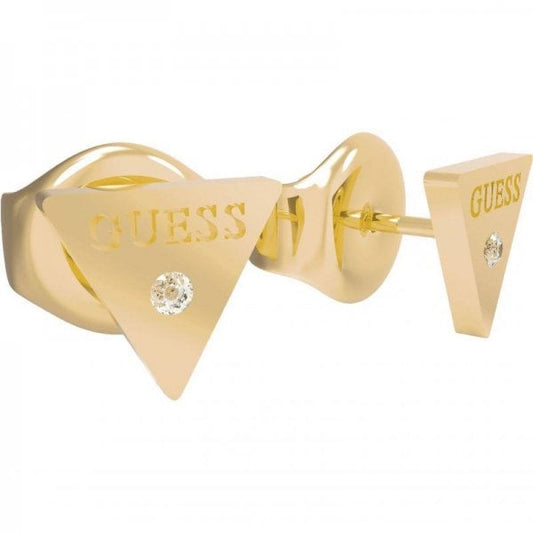 Women's Gold Tone Miniature Triangle Stud Earrings