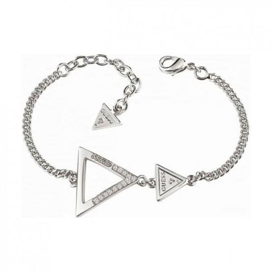 Guess Iconic 3 Angles Silver Bracelet