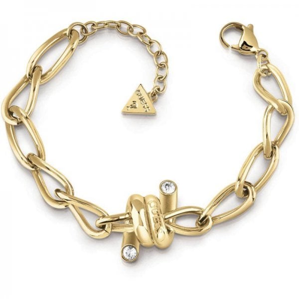Love Wire Gold Plated Chain Bracelet