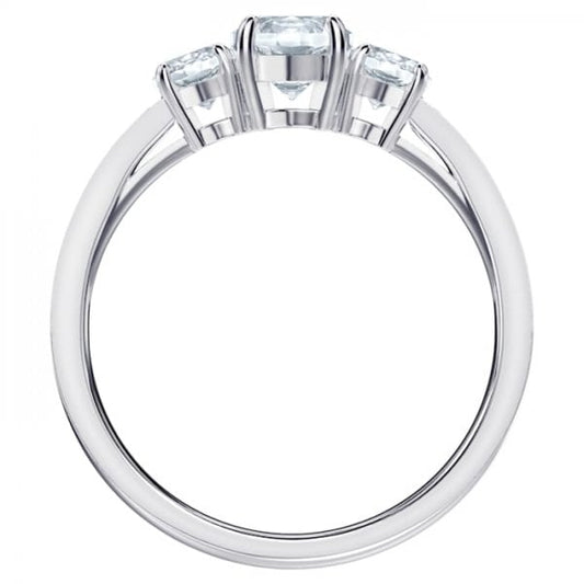 ATTRACT TRILOGY RING RND CZWH S58