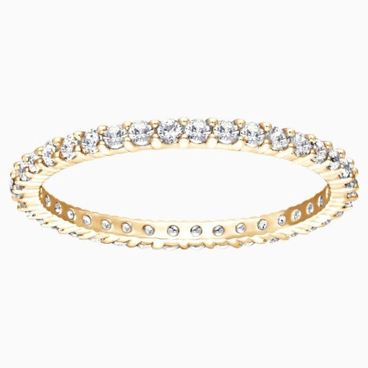 Vittore Ring, White, Gold-tone plated, SIZE 52