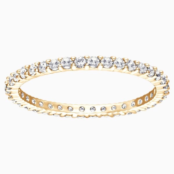 Vittore Ring, White, Gold-tone plated, SIZE 52