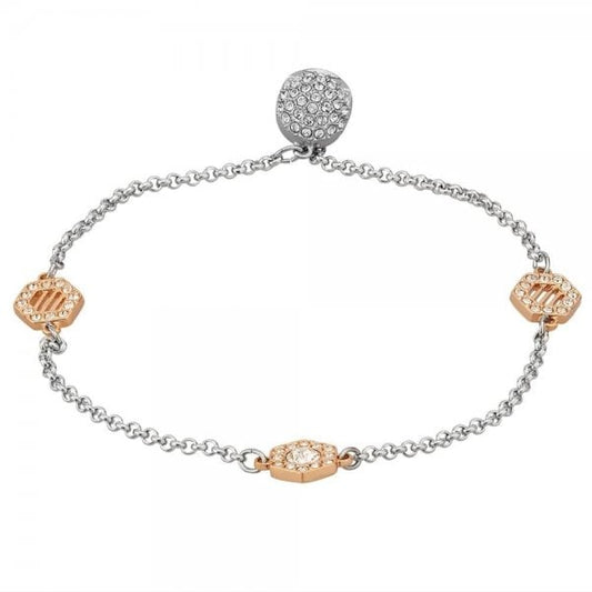 Remix Strand Two-Tone Hexagon Bracelet