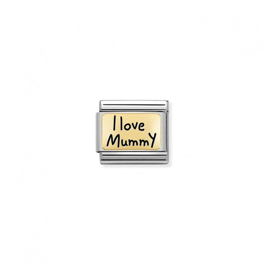 Gold I Love Mummy Charm