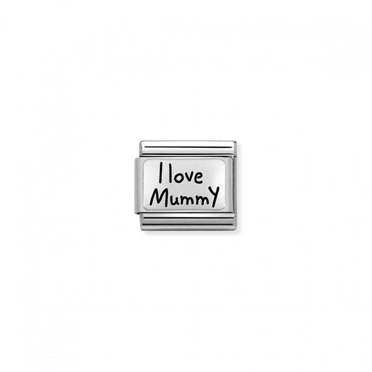 Silver I Love Mummy Charm