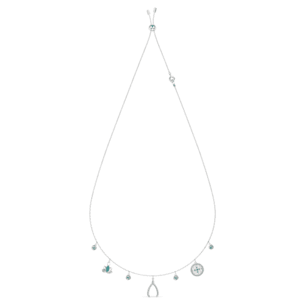 Symbolic Charm Necklace, Light multi-colored