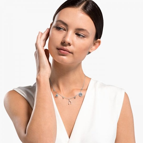 Symbolic Charm Necklace, Light multi-colored