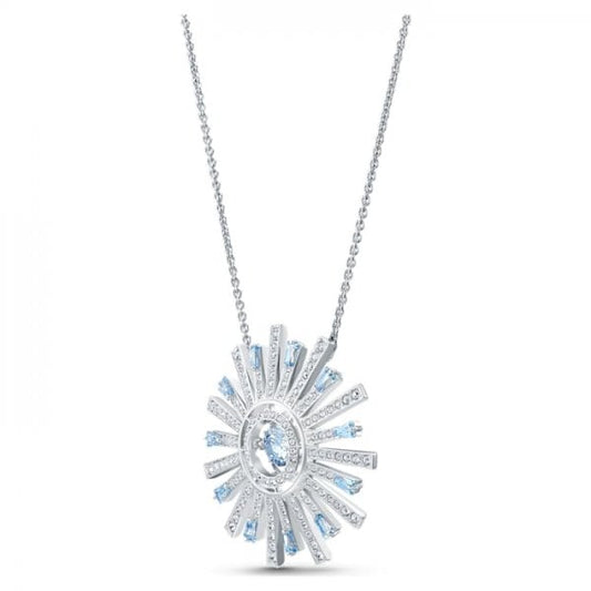 Sunshine Blue & White Crystal Necklace