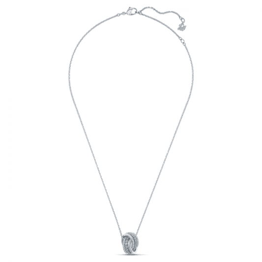 Further Blue & White Crystal Interlinked Necklace