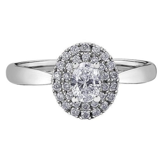 PL 950 RU .55CT TW DIAMOND RING
