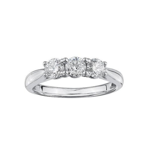 18CT WG/PD 1CT TW DIAMOND RING