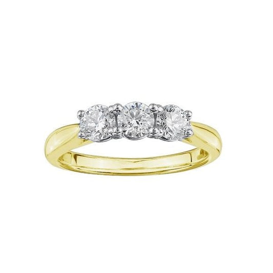 18CT Y/WG 1CT TW DIAMOND RING