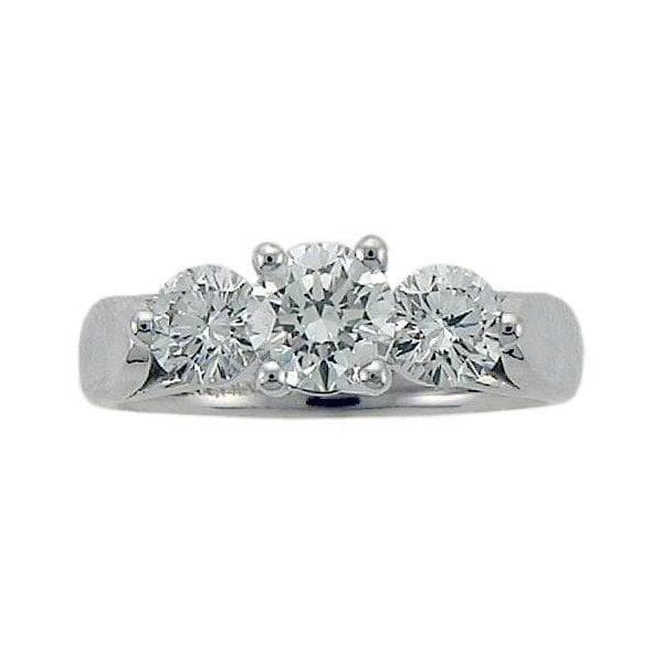 18CT WG/PD .33CT TW DIAMOND RING