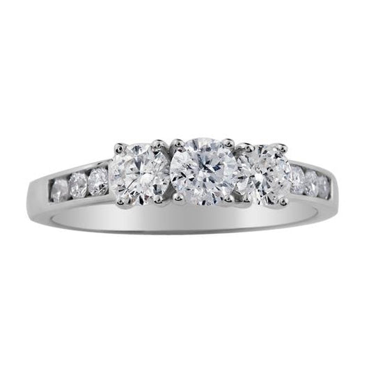 9CT WG .33CT TW DIAMOND RING