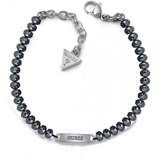 Uptown Chic Blue Bead Logo Bracelet