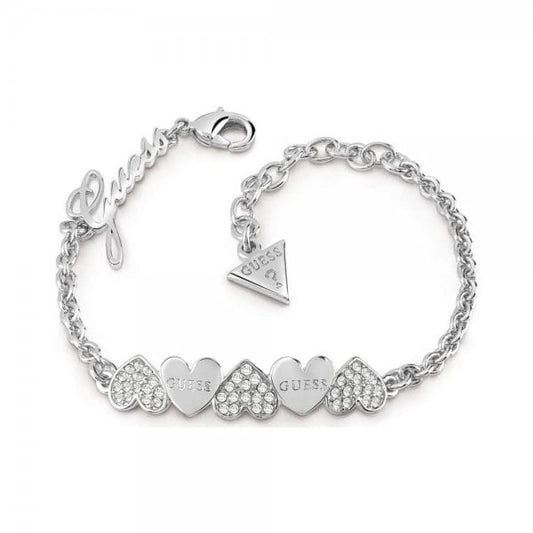 Heart Bouquet Crystal Hearts Bracelet