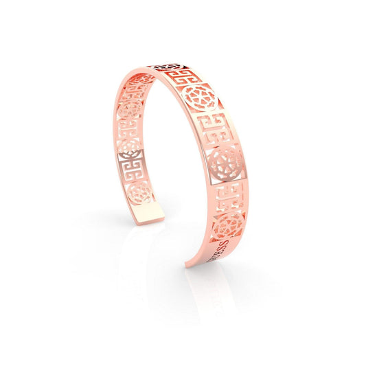 10mm Greek Peony Rose Gold Bangle