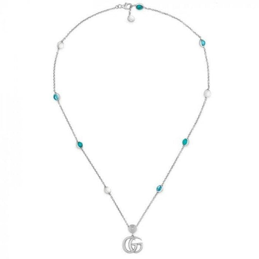 GG Marmont Multi Stone Necklace