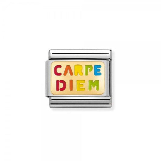 Gold Carpe Diem Charm