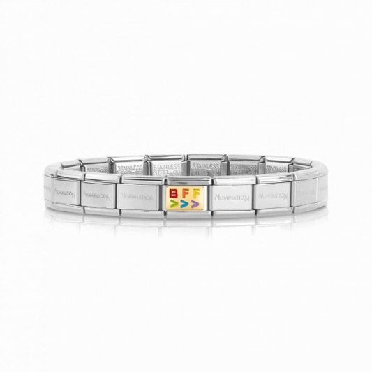 Gold BFF Right Arrows Charm