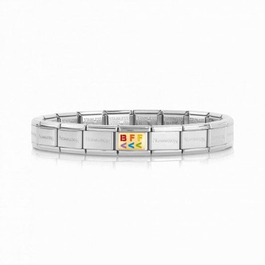Gold BFF Left Arrows Charm