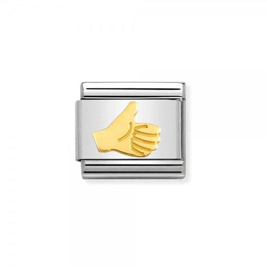 Gold Thumb Up Charm