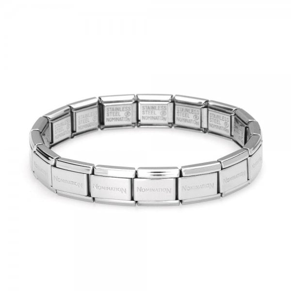 Nomination Classic Sterling Silver Starter Bracelet * MUST BE PURCHASED WITH CHARM *