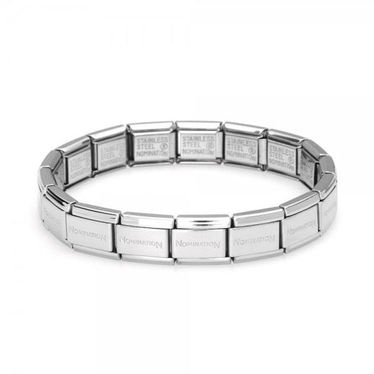 Nomination Classic Sterling Silver Starter Bracelet * MUST BE PURCHASED WITH CHARM *