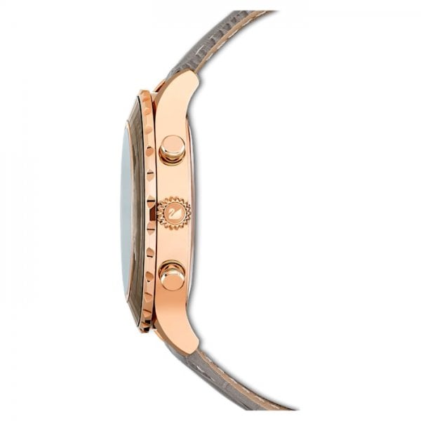 Octea Lux Chrono Watch, Leather strap