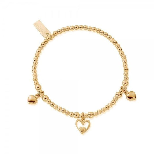 Triple Heart Bracelet